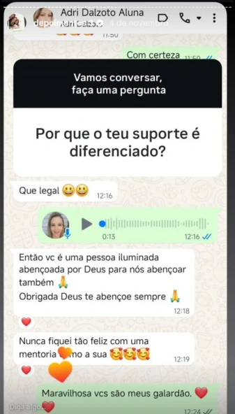 Depoimento alunos Sil Knoepke